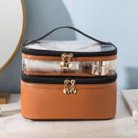 Bolsa de Lavado Portátil de Gran Capacidad Bolsa de Viaje Impermeable para Almacenamiento de Maquillaje Organizador de Belleza - details 6
