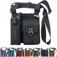 Bolsos de hombro con soporte para botella de agua, bolso cruzado para deportes al aire libre, senderismo - details 5