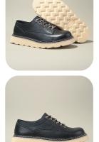 Nuevos zapatos de cuero para hombre, de cuero genuino de alta gama, zapatos de cuero vacuno puro con suela blanda - details 7