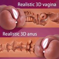 Leten-goma vaginal, juguetes sexys, trasero de silicona para masturbarse, muñecas sexuales, masturbador de culo grande, glúteos de hombre, medio cuerpo, Vaginas de tamaño Real - details 5