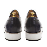 Zapatos Oxford de gran tamaño de cuero, zapatos de hombre hechos a mano a juego de colores de moda. - details 4
