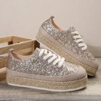 Zapatos informales con cordones para mujer - details 2