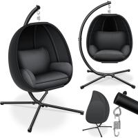 Hamaca de Lujo Marco y Cojín de Asiento Suave Cojín Lateral Cojín de Asiento y Respaldo Cesta - details 0