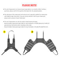 Rhinowalk-Conjunto de chaleco táctico para motocicleta, Base para bolsa de tanque de motocross y Base para sillín, accesorio de Motor portátil para Motor Universal - details 1