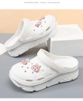 Sandalias de Plataforma Gruesa DIY para Mujer 2024 Verano Zapatillas de Playa Antideslizantes con Suela Gruesa Zapatos de Jardín de EVA - details 8