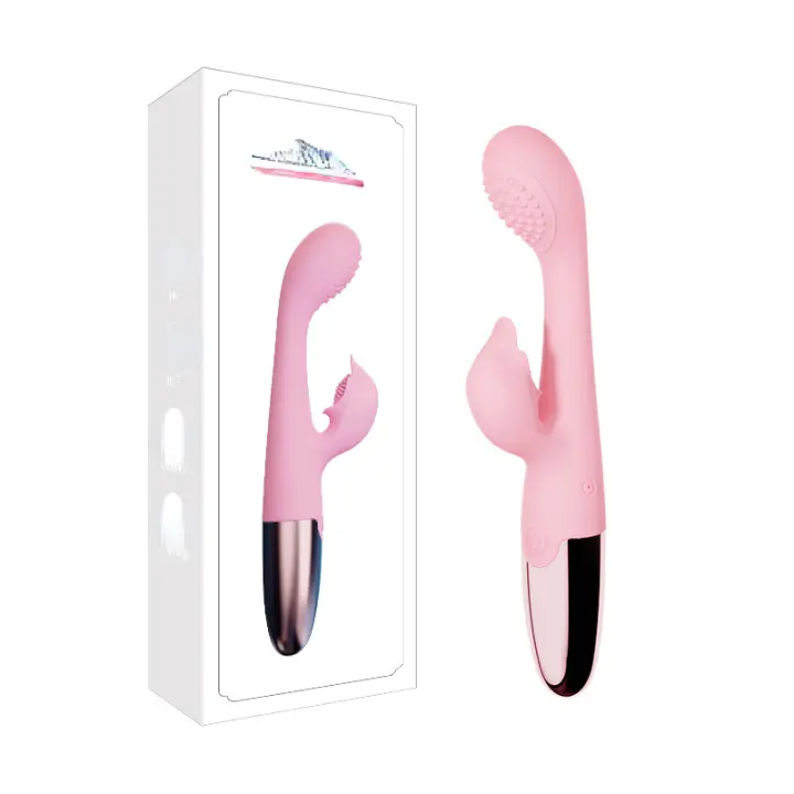 Vibrador doble para el punto G, masturbador femenino, masaje del clítoris, Juguetes sexuales portátiles pequeños para adultos - 1