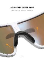 Gafas de Sol Deportivas Polarizadas UV400 Protección para Adultos, Jóvenes, Básebol, Pesca, Esquí, Golf Joyería de Gafas Nocturnas - details 8