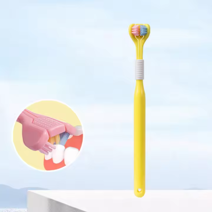 De Tres Lados, Vestido De Lengua Para Adultos, Forma De U De Tres Cabezas - 1