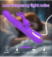 Juguetes sexuales, masturbador femenino, vibrador AV telescópico de conejo, vibrador de punto G de doble choque, vibrador telescópico de pene de simulación femenino - details 7
