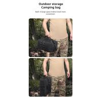 Mochila de Camping de Gran Capacidad Bolsa de Almacenamiento de Tanque de Gas para Uso al Aire Libre Bolsa de Herramientas para Uñas de Tierra Bote de Gas Utensilios de Cocina para Picnic - details 0
