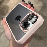 Funda de Metal con Marco para iPhone Cubierta Suave de Acrílico Transparente a Prueba de Golpes - details 15