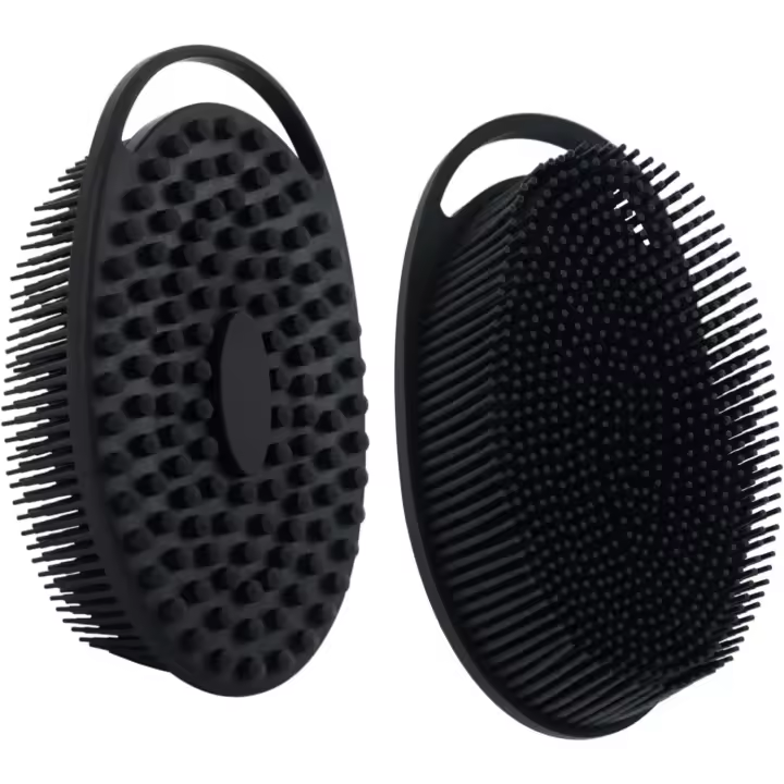 Depurador corporal de silicona, Loofah, depurador de lavado corporal, cepillo exfoliante corporal, depuradores corporales para uso en la ducha, - 1