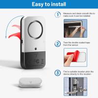 Awapow-alarma antirrobo magnética para puerta y ventana, sistema de protección de seguridad inalámbrico, 120dB - details 4