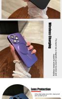 Fundas magnéticas de lujo para MagSafe con película de lente para iPhone 15 14 13 12 11 Pro Max Plus, funda mate a prueba de golpes, accesorios - details 3