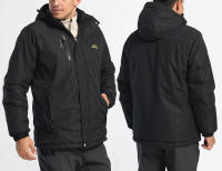 MAGCOMSEN Winter Men's Thicken Fleece Parkas Warm Waterproof Ski Snow Coat Windproof Multi-Pockets Jacket - details 17