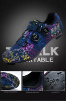 Women Cycling Shoes Road Self-Locking Bicycle Sports Shoes Men MTB Shoes SPD Flat-Bottomed Road Racing Cycling Sports Shoes - details 8