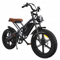 Jansno X50P Bicicleta Eléctrica,Motor de 750W,Batería de 48V 16Ah,Pneus anchos de 20*4.0pulgadas,Velocidad máxima de 48km/h, Autonomía eléctrica pura de 40-50km, SHIMANO de 7 velocidades, Frenos de disco mecánicos, Pantalla LCD- Negro - details 0