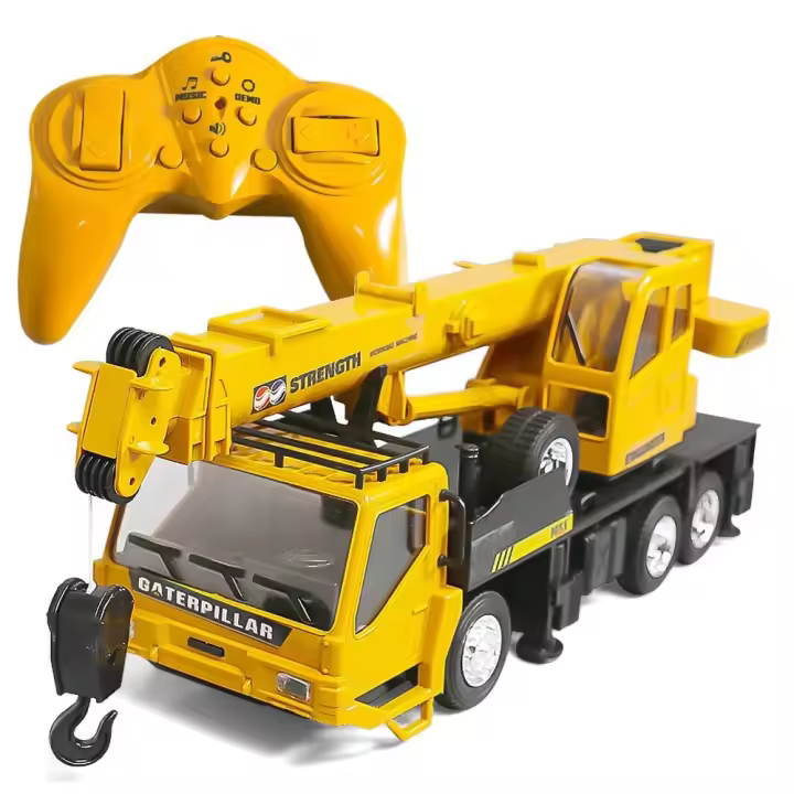 Juguetes de Control remoto para niños, transportador de aleación, elevador, ingeniería de construcción, simulación de grúa, modelo de camión, coche, juguetes para niños - 1