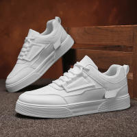 Zapatos Blancos Planos Para Hombre, Zapatos Deportivos Casuales - details 13