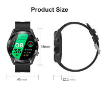 Reloj inteligente con pantalla completamente táctil de 1,28 pulgadas, oxígeno, presión arterial, prueba de frecuencia cardíaca, recordatorio de llamadas entrantes, IP67 - details 14