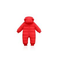 Bebé Niño Niña Nueva Invierno monos De Velours Grueso Caliente Con Capucha Traje De Piel De Avestruz Ropa Infante Rompepiés - details 6