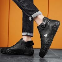 Botas Informales De Motocicleta Para Hombre, Zapatos Impermeables De Alta Calidad, Calzado De Lujo, Invierno, 2023 - details 11