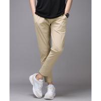 Pantalones informales de seda de hielo para hombre, Pantalones rectos transpirables finos para negocios, ropa de oficina para exteriores, Verano - details 1