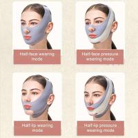Se vende bien para rostro, línea en V, mascarilla elástica, tensor de papada, arrugas, masajeador facial antiflacidez, cuidado de la piel - details 13