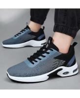 Primavera para hombre Nuevo para cojín Deportes Transpirable con cordones Zapatos para correr casuales con forro de malla - details 9