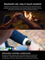 El nuevo reloj inteligente de salud Ai-15 cuenta con registros de ejercicio, monitoreo de salud, llamadas telefónicas, escucha de música y operación con pantalla táctil completa. - details 13