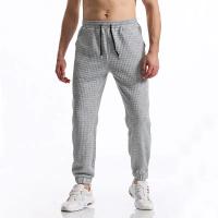 Grille Design tissu hommes pantalons de Sport décontractés pantalons de Sport de gimnasia para hombres survêfun pantalons de survênement entrenamiento Jogging pantalons longs - details 10