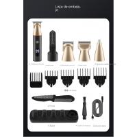 Recortadora de vello corporal para hombres Afeitadora corporal eléctrica 4 en 1 Recortadora de barba Recortadora de vello nasal - details 10