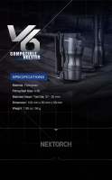 Soporte de Linterna Nextorch V6 Doble Apertura 360º Rotatable Sacado Rápido Ajustable Tightness Adecuado para Diámetro de Linterna 27-30mm Apto para TA30C / TA15 Etc - details 5
