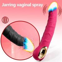 Leten-vibrador consolador realista de punto G, varita potente, estimulador femenino, masajeador vaginal de penetración, tapón Anal, Juguetes sexuales para adultos - details 10
