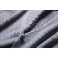 Suéter Tejido Grande Para Hombres Cardigan Chaleco Otoño Invierno Suéter Grueso Suelto Estilo Casual Cuello En V Sin Mangas - details 3