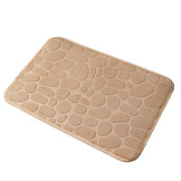Alfombra de Piedra Embossed para el Hogar Absorbente de Agua, Estilo Sencillo 30*40*2cm - details 3