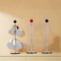 Portavasos de hierro creativo, Base acrílica, estante de almacenamiento para tazas de té al revés, estilo antiguo, ahorro de espacio, portavasos de café para el hogar - details 9