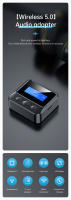 Receptor y transmisor de Audio con Bluetooth, adaptador inalámbrico estéreo con pantalla LCD, Dongle para coche, PC, TV, altavoces, AUX, R/L, RCA, TF, 3,5 MM - details 0