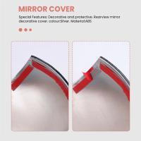 Cubierta de espejo retrovisor lateral para coche, accesorio de Abs, 2 piezas, para Nissan Qashqai J10, 2007, 2008, 2009, 2010, 2011, 2012, 2013 - details 5