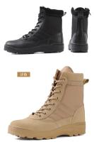 Botas Tácticas de Combate del Desierto Calzado de Trabajo Seguro para Senderismo al Aire Libre - details 8