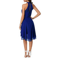 Vestido de graduación elegante para fiesta de noche, vestidos formales sin mangas, falda midi ajustada para mujer 2023 - details 11