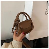 Diseñador de Moda Mini Bolso Negro Marrón Bolso de Hombro de Cuero con Tapones - details 28