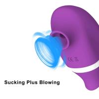 Leten-vibrador con ventosa para clítoris 2 en 1 para mujer, masajeador de pezones de doble estimulación, juguete sexual para lengua, mujer y adulto - details 4