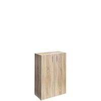 Cómoda Roble Vela 2 Puertas 115,5x60x30cm Mueble de Oficina Aparador Estantes Regulables Armario - details 11