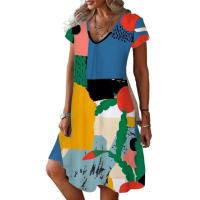 Vestido estampado de verano para mujer - details 1