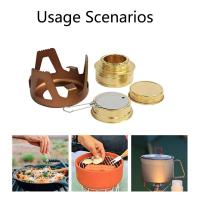 Estufa de Alcohol Portátil y Desmontable Cocina al Aire Libre con Potencia de Fuego - details 3