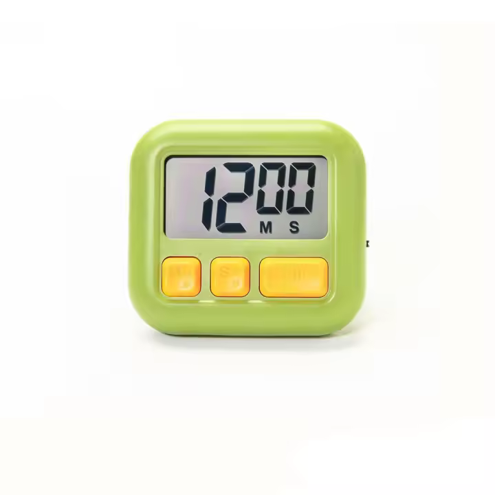 Mini temporizador de cocina Digital LCD con soporte, temporizador de cuenta regresiva de autodisciplina con gestión de tiempo magnético, despertador, contador de oficina - 1