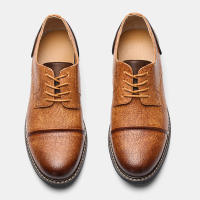 Zapatos casuales de negocios tendencia retro zapatos de cuero de gran tamaño - details 4