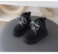 Botas de niña Martin primavera-otoño Zapatillas individuales de cuero británico antideslizantes - details 10