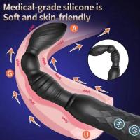 Embalaje privado SEXY Pareja Anal Bead Vibrador Para Vagina Estimulador De Clítoris Vibrador Butt Plugs Masculino Próstata Ano Masajeador Juguetes Sexuales Para Adultos - details 11
